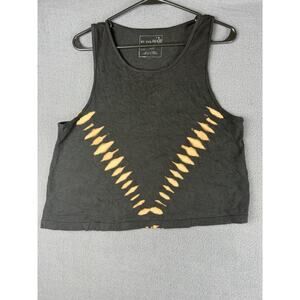 Free People We the Free Tie Dye Bleached Tank Top Muscle Tee Crop Small